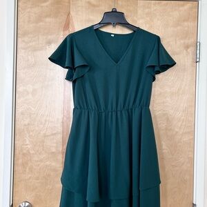 Elegant Green Women's Dress